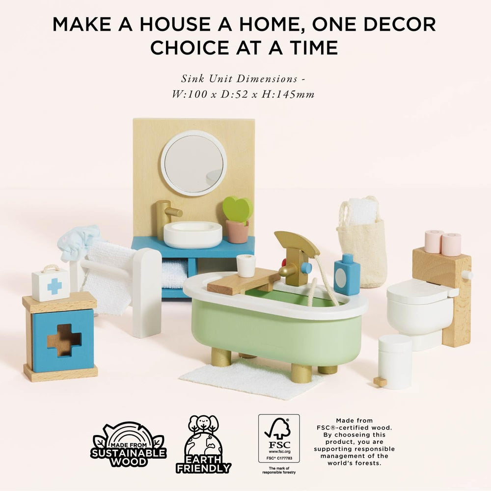 Le Toy Van Daisylane bathroom towel rail adds finishing touches for tidy minis