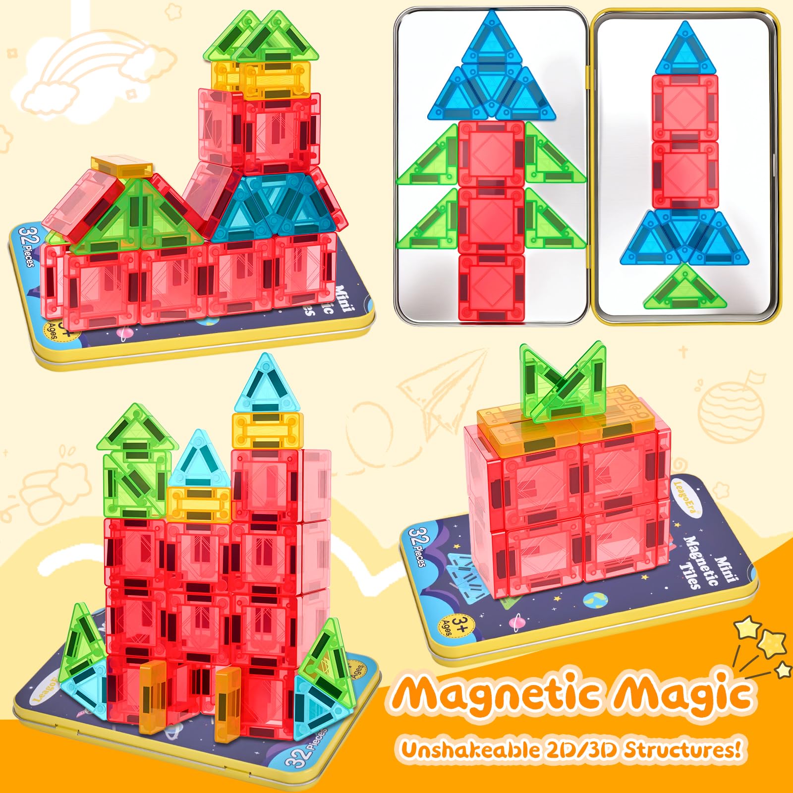 LeagoEra rounded edges prioritize safe handling for curious kids.