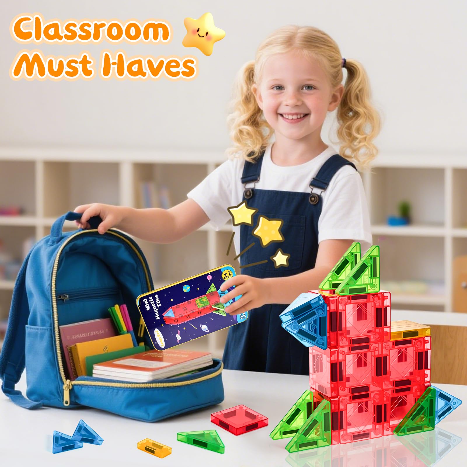 LeagoEra strong magnets ensure secure builds during active play.