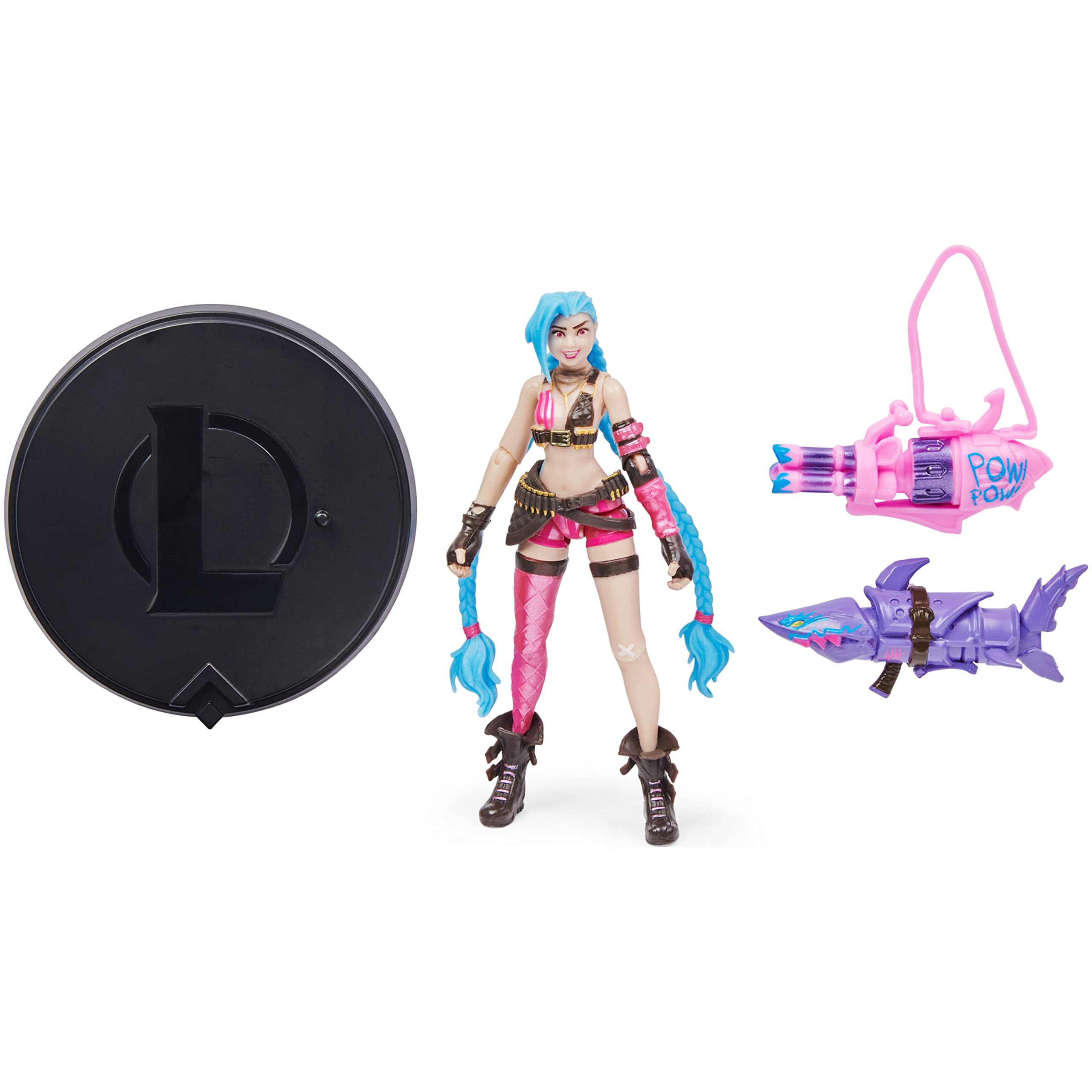 League of Legends Dual Cities Pack Caitlyn figure featuring precise sculpt for dynamic display.