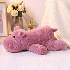 Leahaoe hand wash recommended hippo plush with easy care.