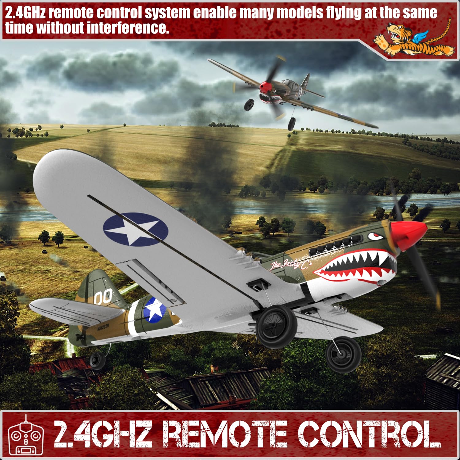 LEAMBE EPP foam crash-resistant fuselage for durable practice.