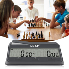 Alarm on/off and move counting support regulated tournament play.