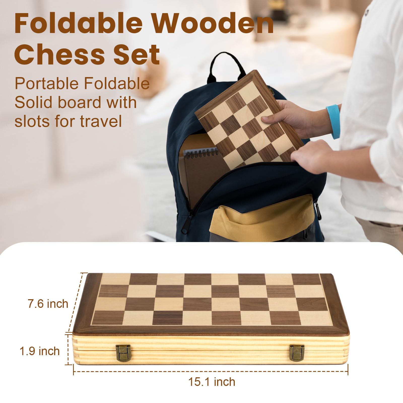 LEAP natural wood grain finish adds elegant style