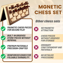 LEAP travel-ready chess set fits in a backpack for adventures