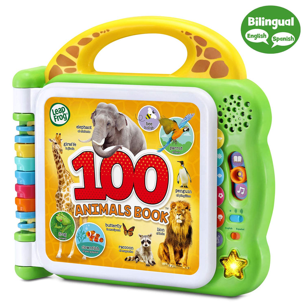 LeapFrog 100 Animals Book touch pages invite close animal viewing for learning.