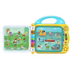 Light-up star on LeapFrog 100 Things That Go plays two learning songs in English and Spanish