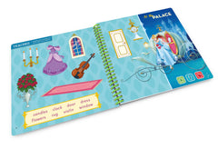 LeapFrog LeapStart 3D Belle page explores compound words through playful tasks.