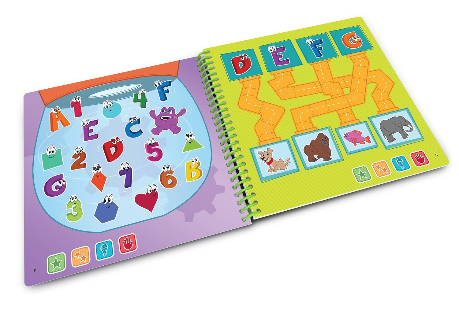 LeapFrog LeapStart Alphabet Adventures music skills visuals foster rhythm and melody learning.