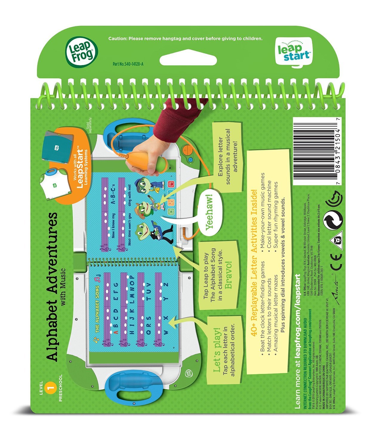 Young learner engages with Alphabet Adventures during travel for on-the-go learning.