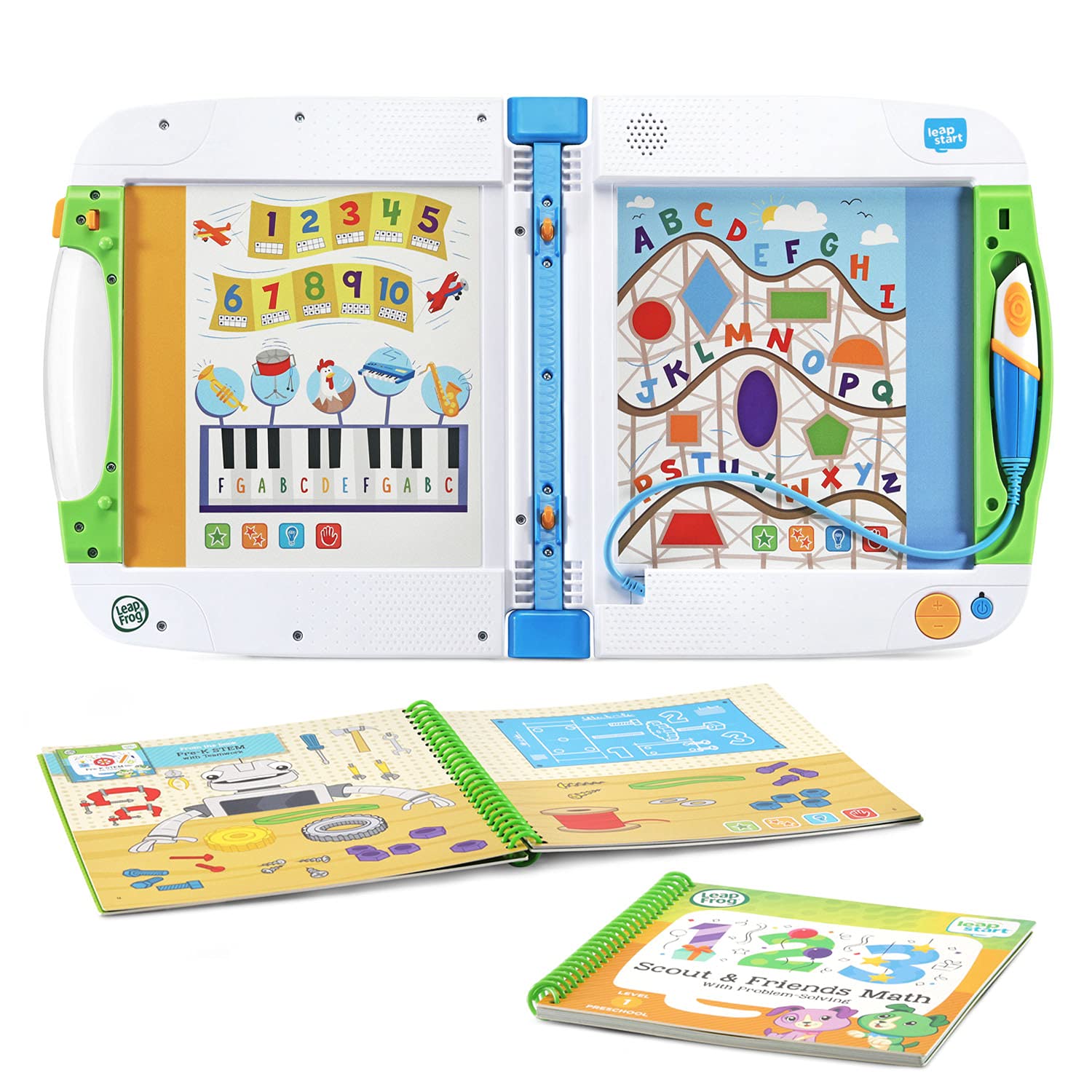 LeapFrog LeapStart stylus in action for interactive learning.