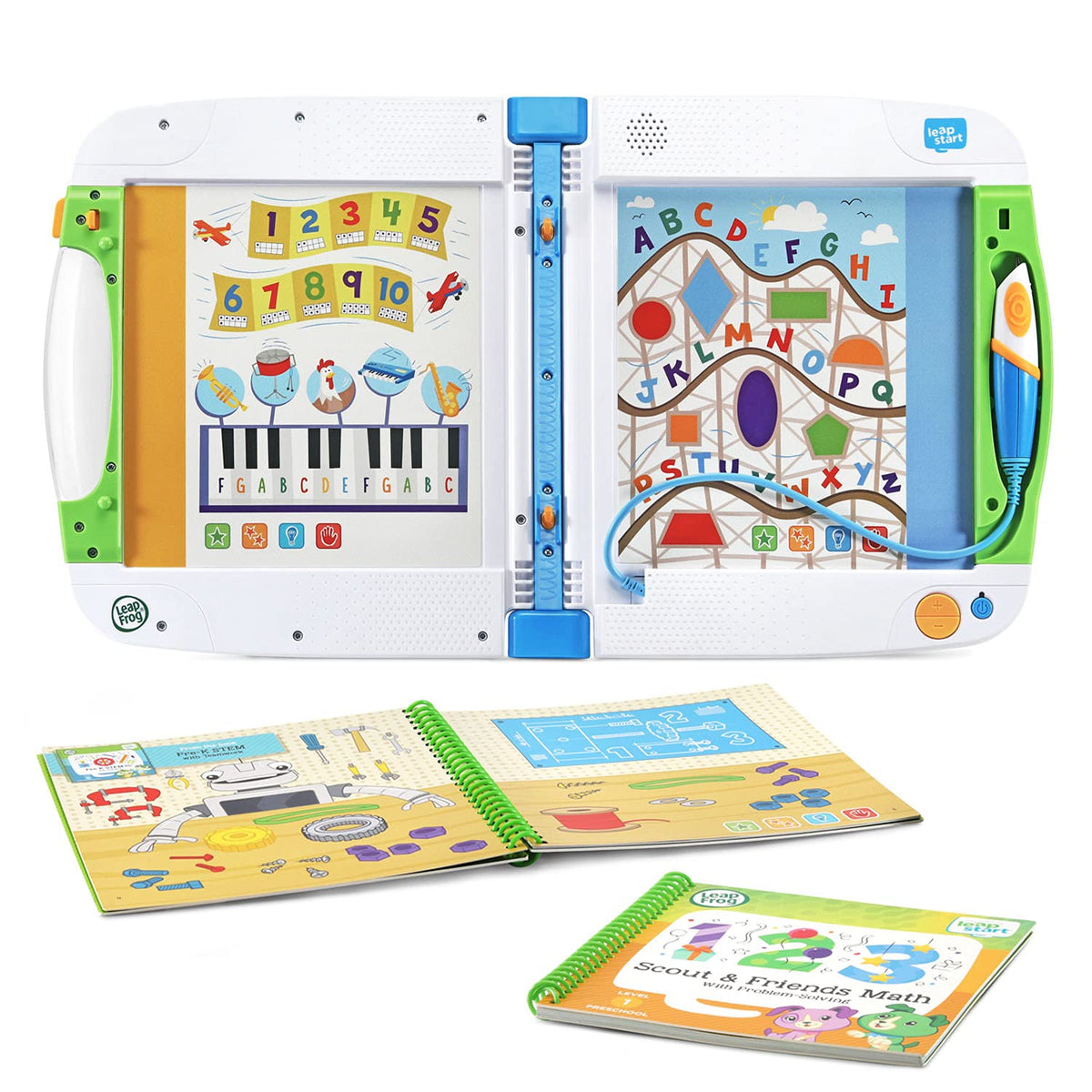 LeapFrog LeapStart stylus in action for interactive learning.