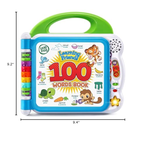 LeapFrog Learning Friends 100 Words Book demo batteries included for quick start and practice.