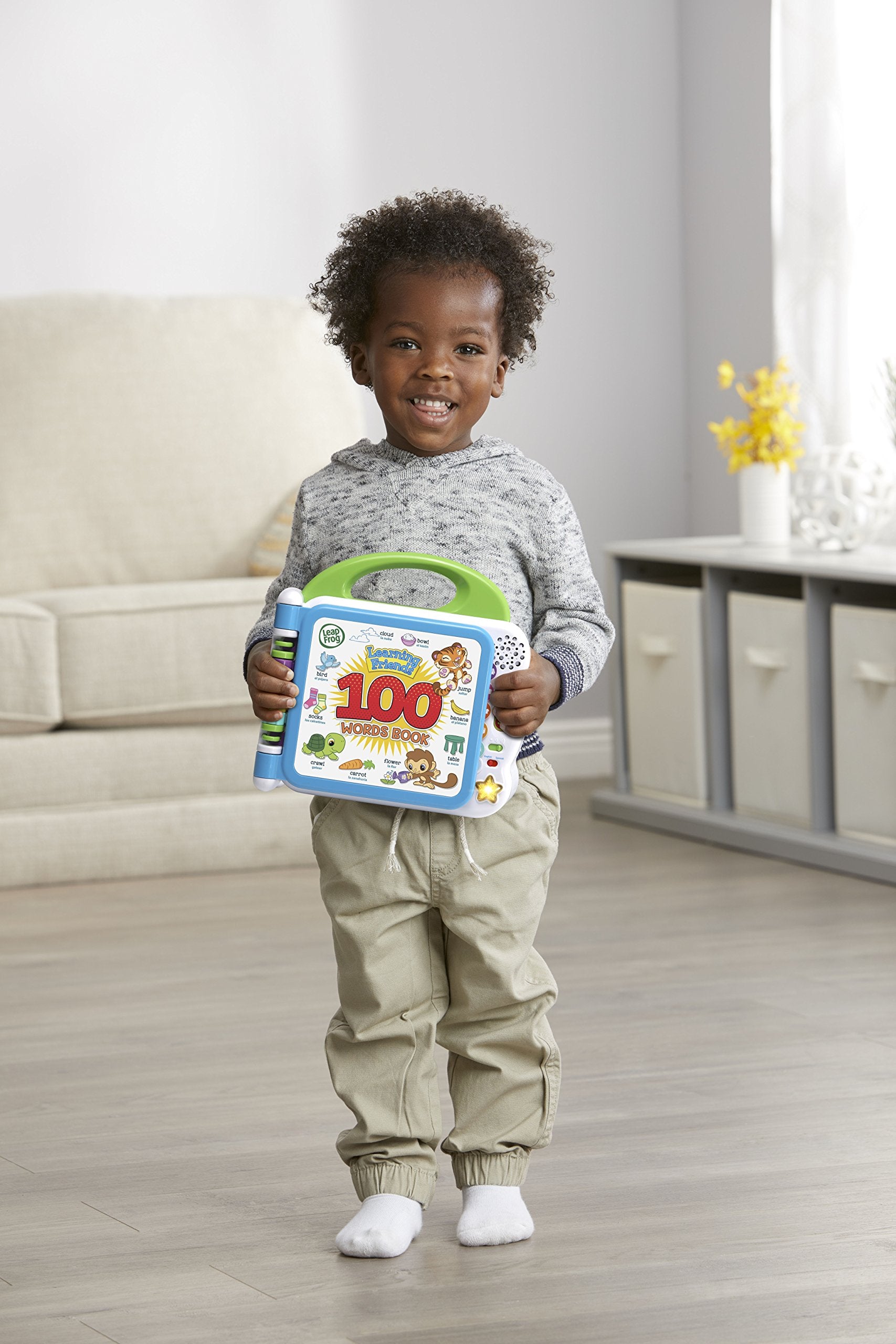 LeapFrog Learning Friends Monkey illustration supports mealtime and play word learning.