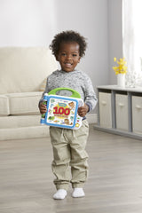 LeapFrog Learning Friends Monkey illustration supports mealtime and play word learning.