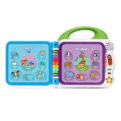 Kids touch word pages to hear words and fun facts from LeapFrog