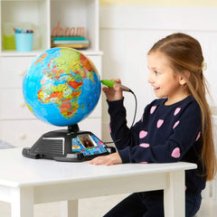 LeapFrog Magic Adventures Globe interactive map invites travel challenges