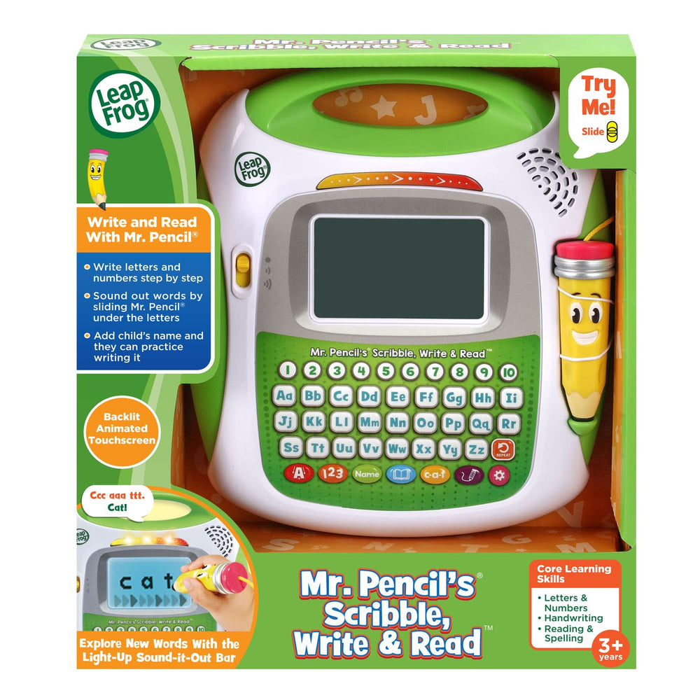 LeapFrog Mr Pencil drawing activity invites creative free-draw play.