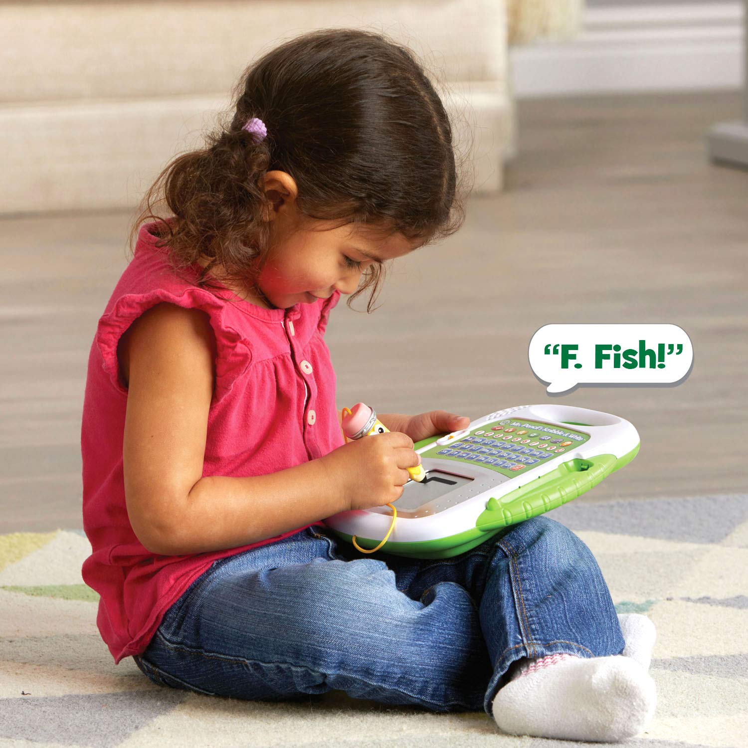 LeapFrog Mr Pencil's Scribble and Write frustration-free-packaging highlights easy unboxing.