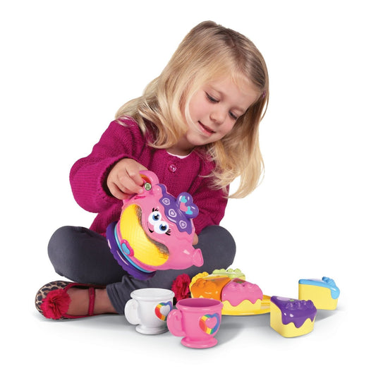 LeapFrog Musical Rainbow Tea Party teapot pour action with engaging sounds