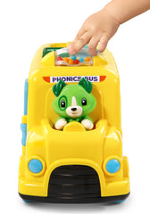 LeapFrog Phonics Fun Animal Bus in letter mode teaches name and sound of each letter.