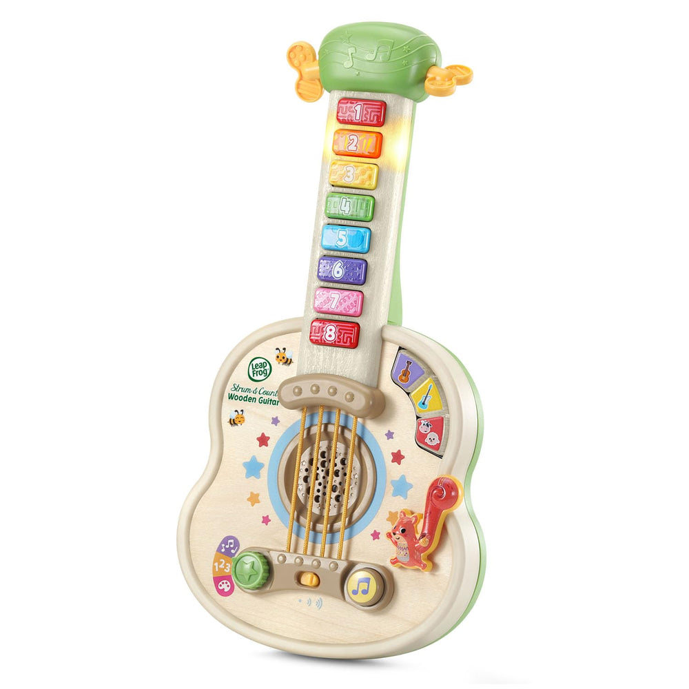 LeapFrog Strum and Count guitar whammy bar adds playful musical moments