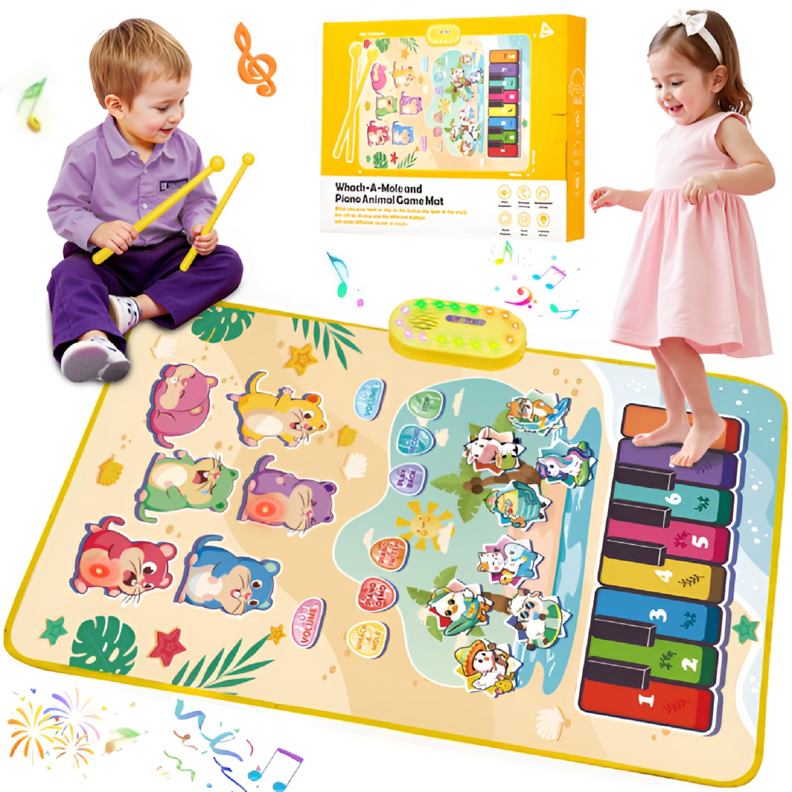 Leapio Mole Bashing LED game engages toddlers and develops quick reaction skills.