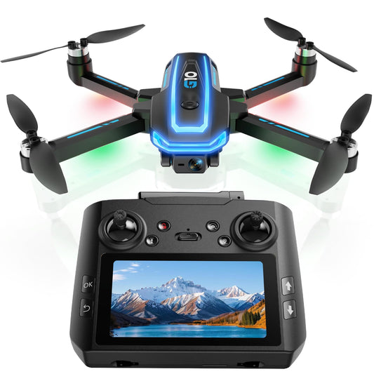 LEAPRCSTORE GPS drone with 4K camera delivers crisp aerial footage for adventures.