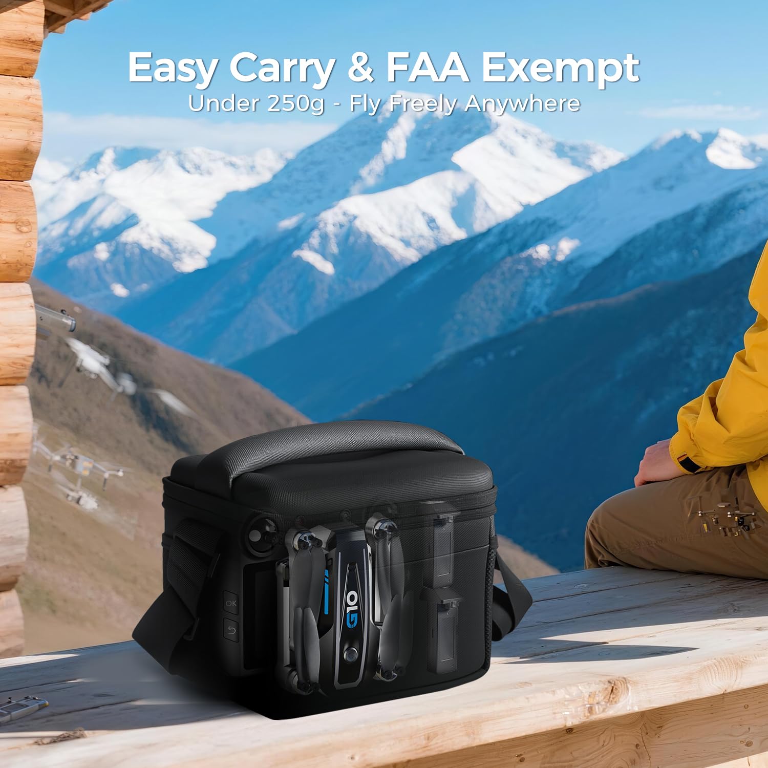LEAPRCSTORE GPS auto-return safeguards against signal loss and low power.