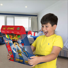 Learn & Climb Mega Magic Kit child performing a magic trick during playtime.
