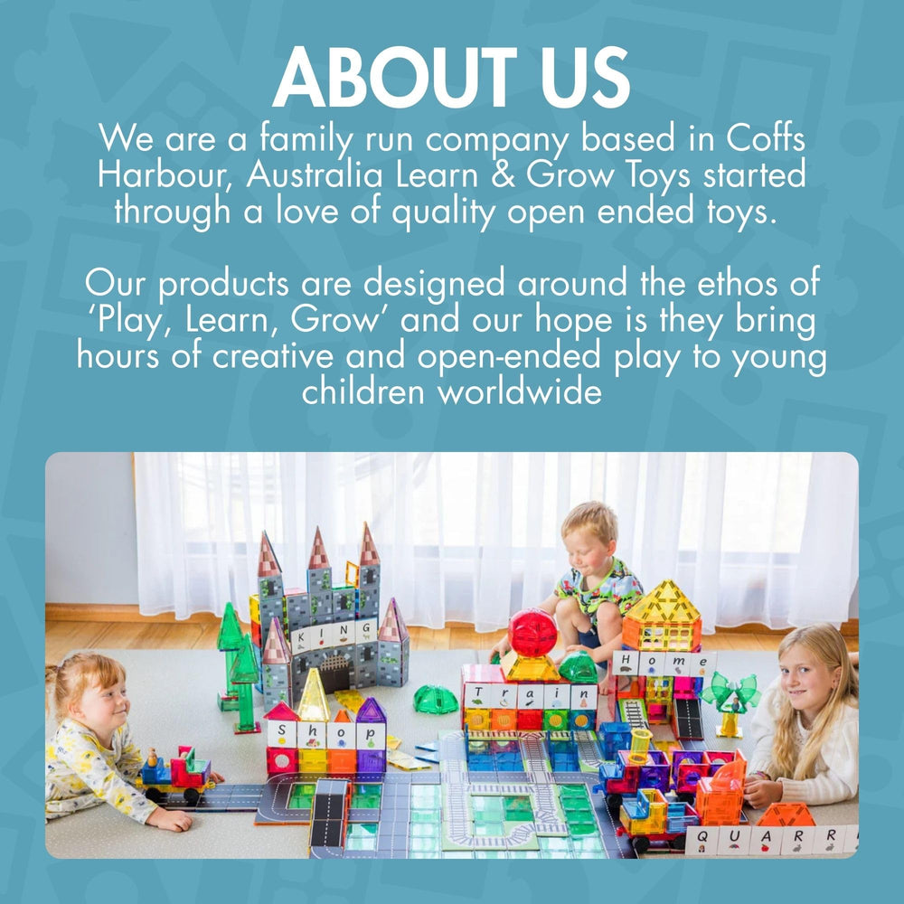 Learn & Grow writable surface accepts magnets and dry-erase markers for flexible learning.