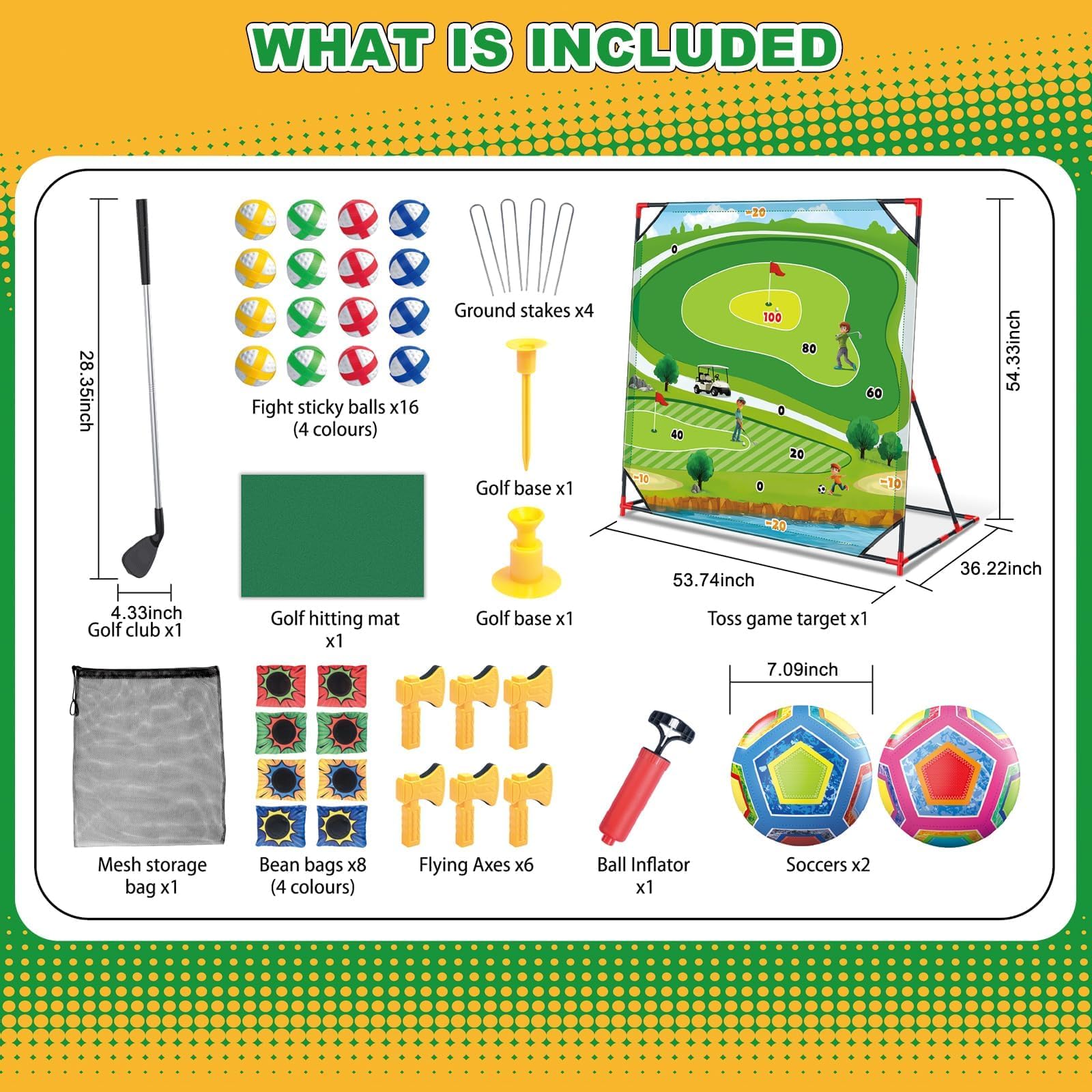 Learn2M Golf Game Play Set hitting mats support smooth practice on any surface