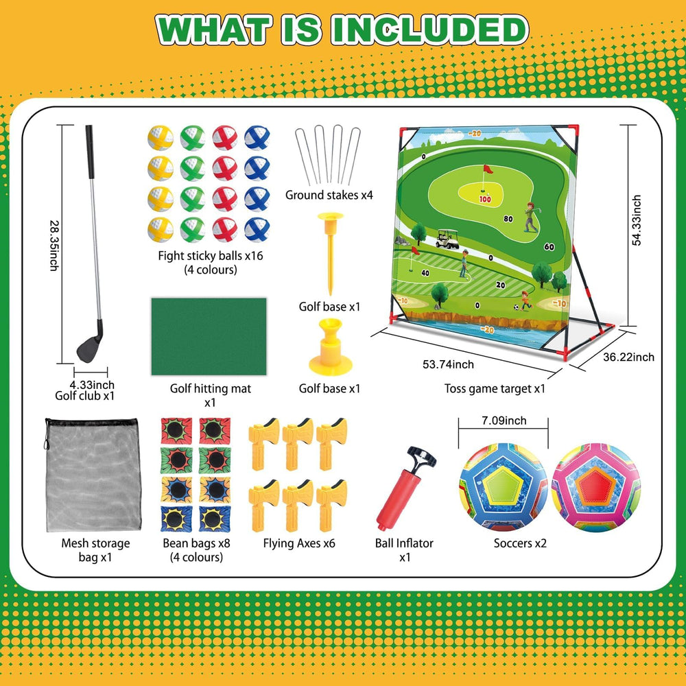 Learn2M Golf Game Play Set hitting mats support smooth practice on any surface