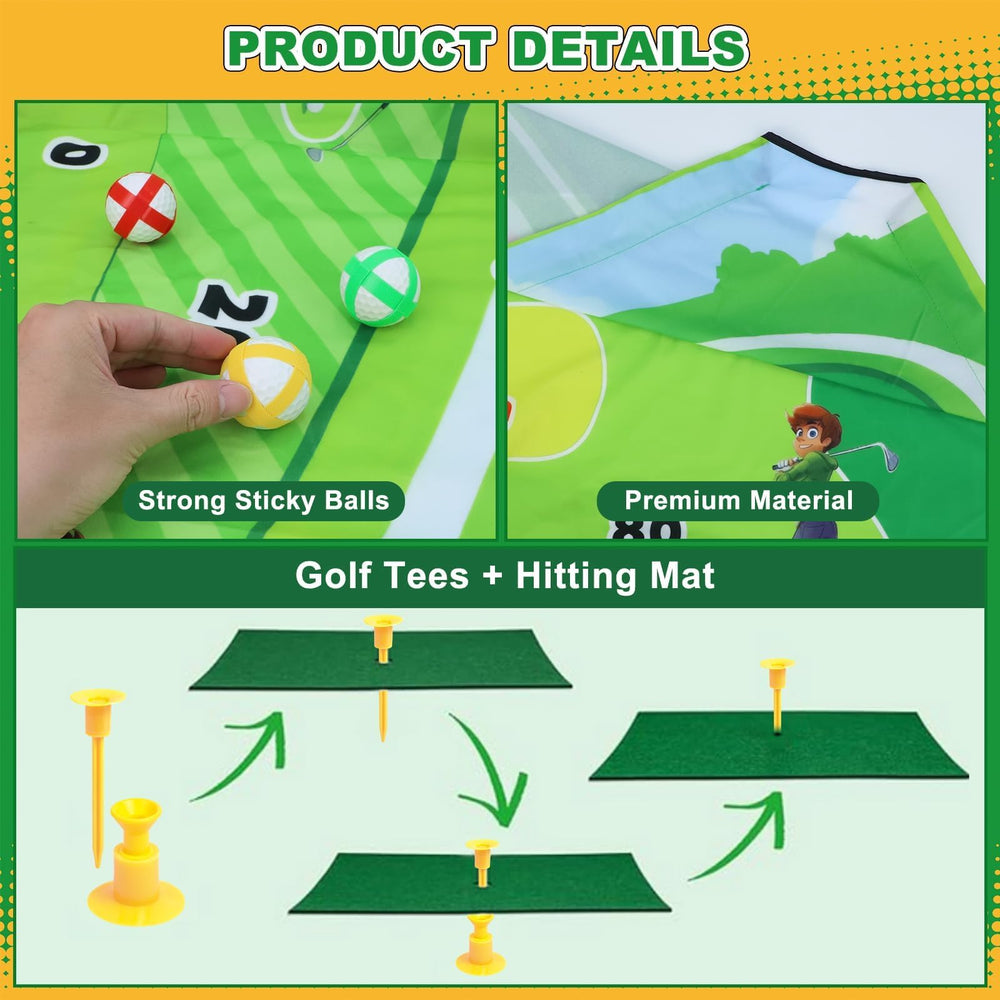 Learn2M Golf Game Play Set kids and adults enjoy active outdoor time