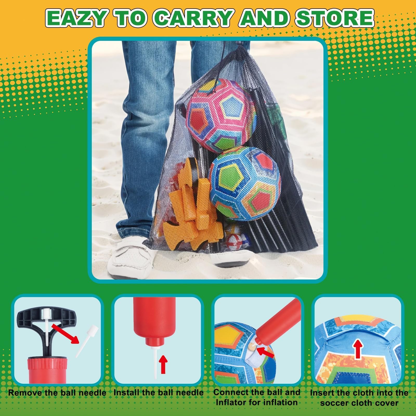 Learn2M Golf Game Play Set outdoor setup for backyard or park play