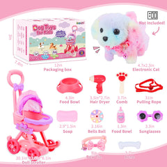 Learn2M puppy clothing and bow-tie set for cute dress-up.