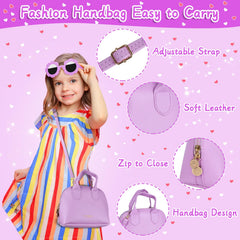 Learn2M purple play purse sunglasses for stylish pretend outfits.