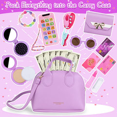 Learn2M purple play purse wallet for compact carry-along adventures.
