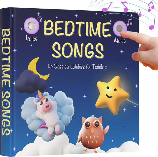 LEARNING BUGS Bedtime Songs cover—gentle bedtime companion for toddlers