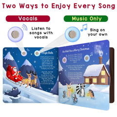 LEARNING BUGS Christmas Songs bright illustrations engage toddlers during song time.