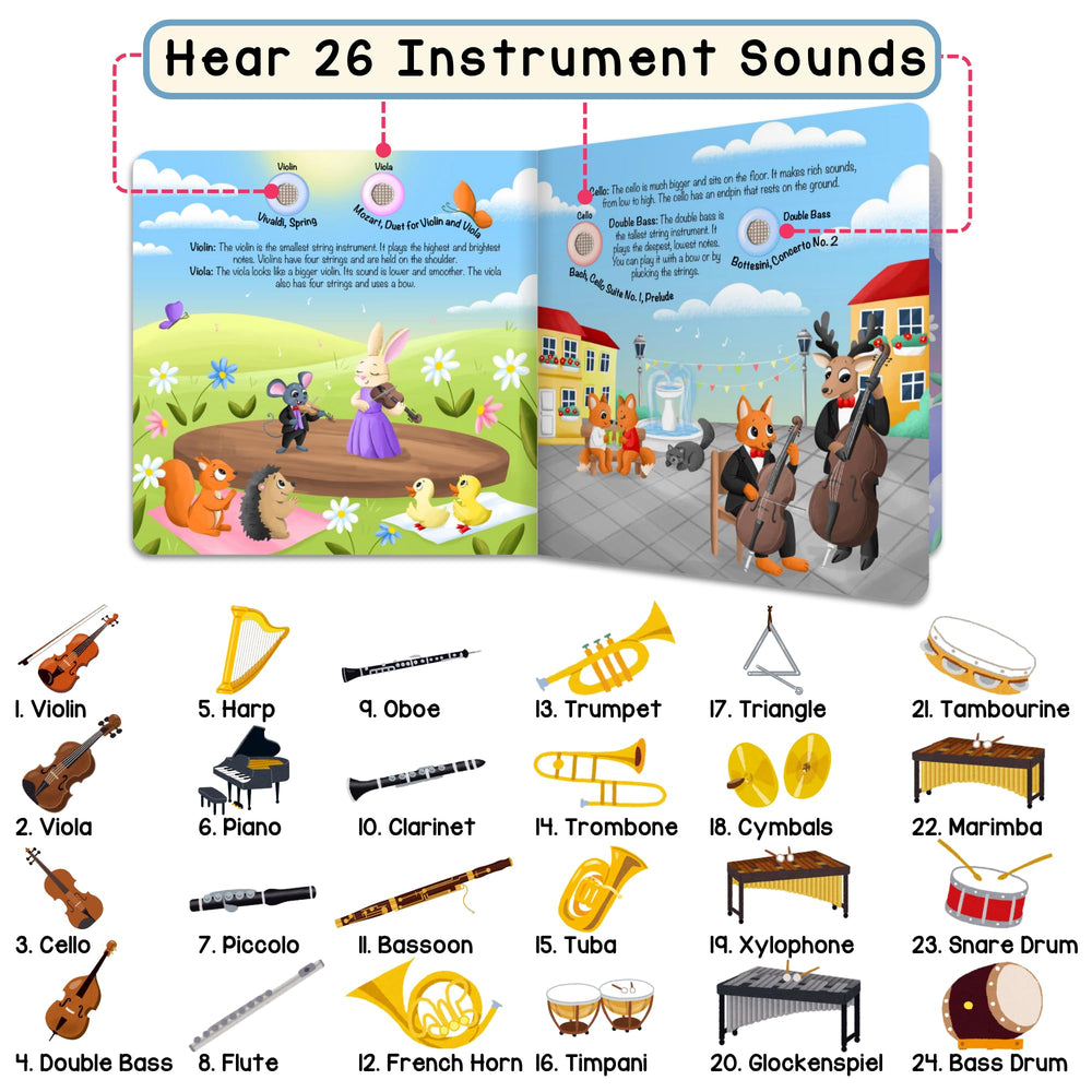 Learning Bugs Classical Pieces Sounds: engage toddlers with familiar melodies and playtime.