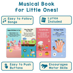 Learning Bugs Nursery Rhymes pages display lyrics for easy parent-child sing-alongs.