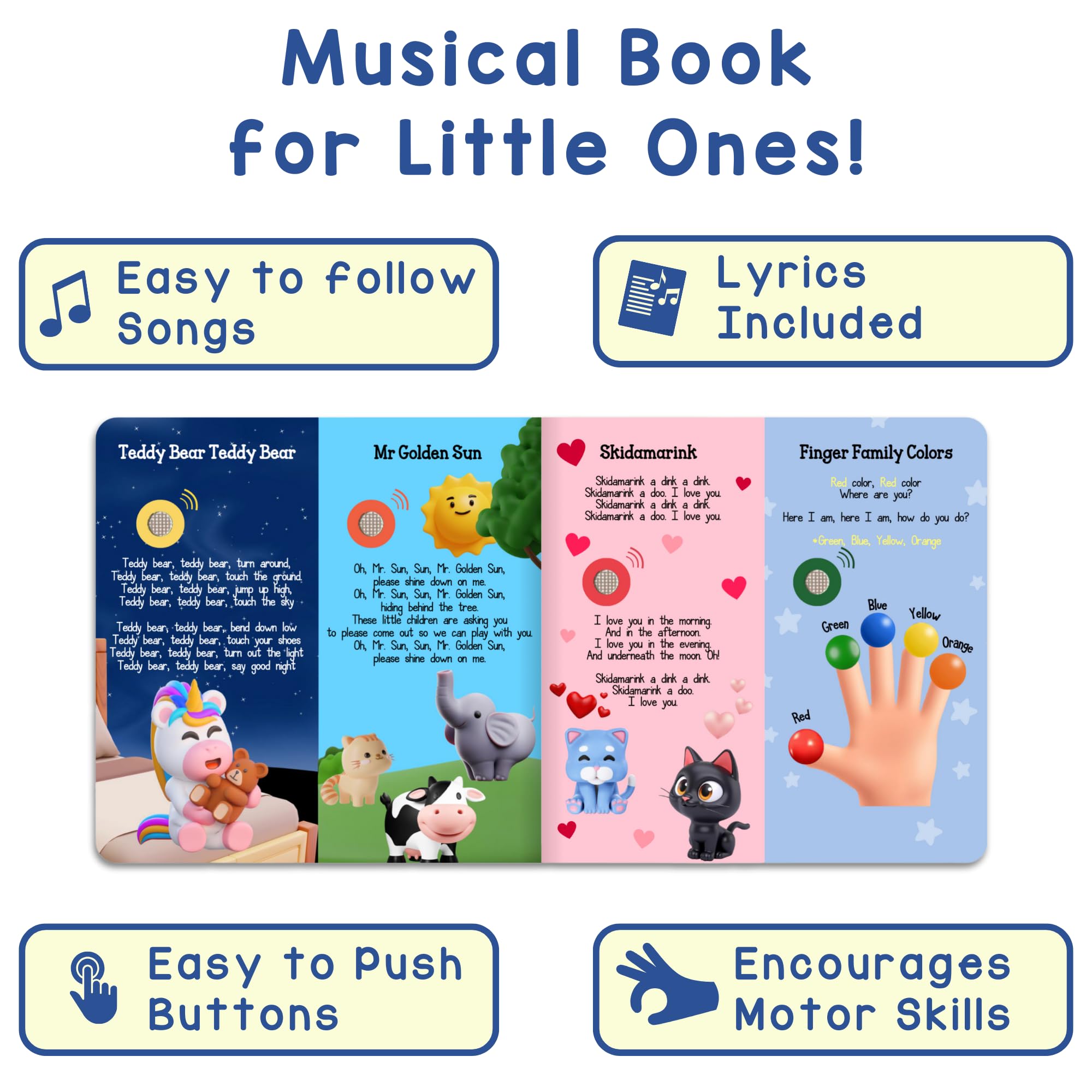 Learning Bugs vibrant illustrations captivate toddlers during interactive storytelling and music time