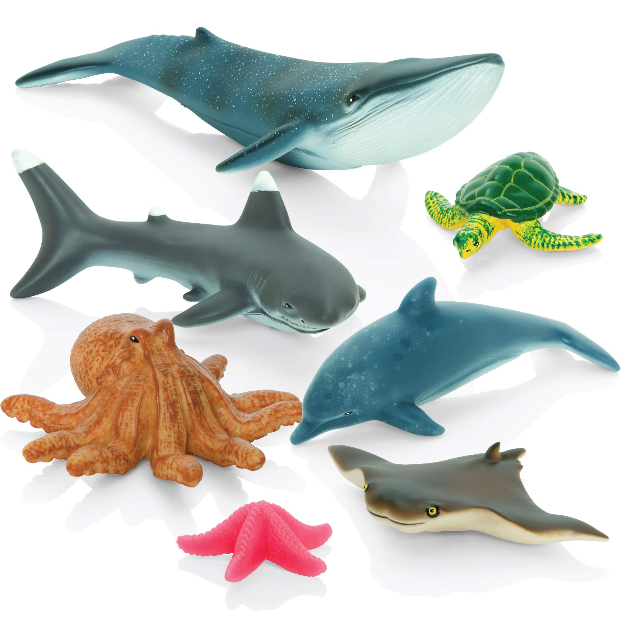 Learning Minds carry box keeps all jumbo sea animals organized for travel.