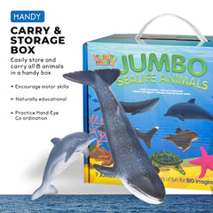 Learning Minds jumbo sea animals dolphin figure for storytelling and hand‑eye coordination.