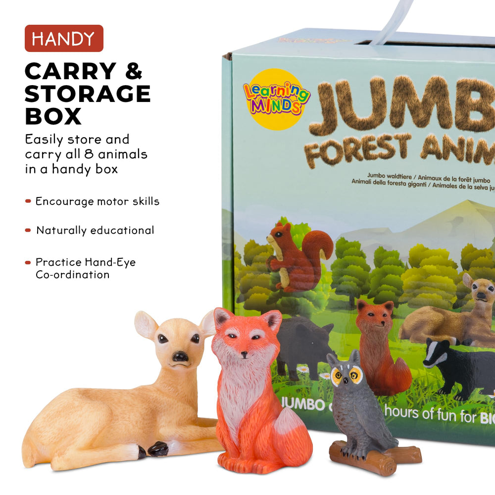 Learning Minds long-eared owl figure sparks storytelling and early language play.