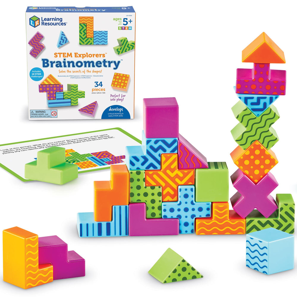 Learning Resources front packaging showing game components and benefits
