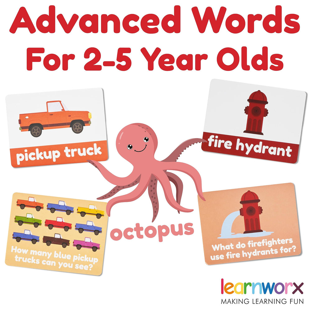 Learnworx dolphin word card—engaging image to broaden animal vocabulary.