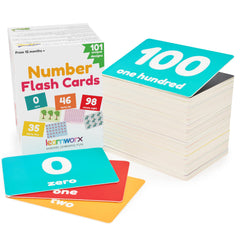 Learnworx Number Flash Cards visual-number-0: supports early recognition through hands-on play.