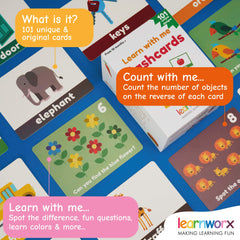 LearnWorx outdoor objects cards to energize learning during playtime outside.